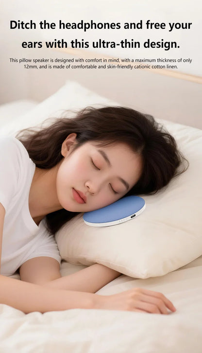 Under Pillow Bluetooth Sleep Speaker – Portable Bedside Relaxation Speaker for Sleep, Music & Home Comfort with Free Shipping