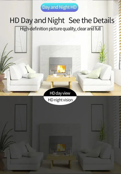 1080P WiFi Smart Security Camera – Mini Indoor IP Camera with Auto Tracking, Night Vision & Free Shipping