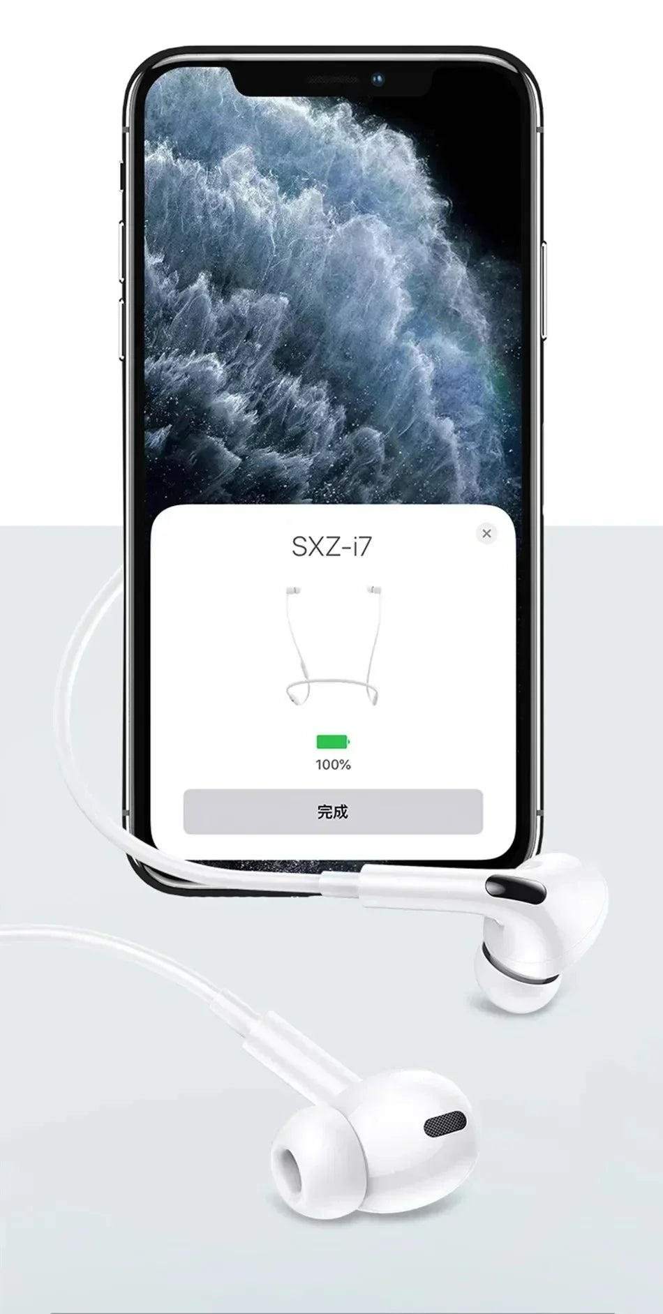 Lightning Wired Earphones with Microphone – In-Ear Stereo Headphones Compatible with iPhone, iPad & iPod