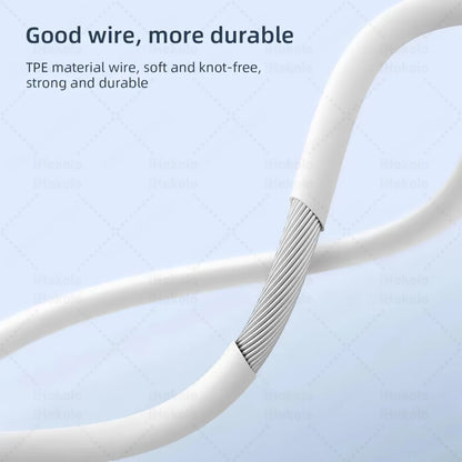 Original Wired Earphones For Apple iPhone 17 Pro Max16 15 14 13 12 11 Mini USB C Headphones Type C With Microphone Stereo Earbud