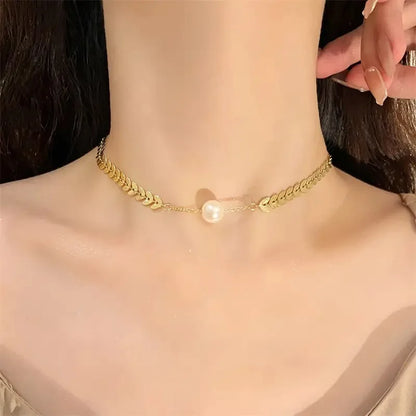 Minimalist Stainless Steel Pendant Necklaces