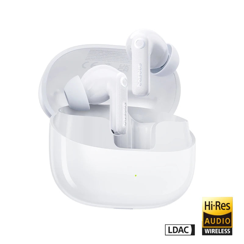 Baseus EP10 Pro ANC Wireless Earbuds – Bluetooth 6.0 Hi-Res Earphones with 50dB Noise Cancelling & 55H Playtime