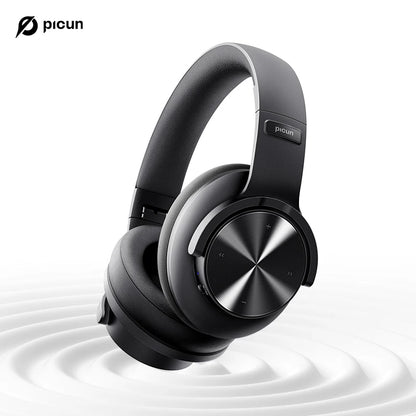 Picun B8 Bluetooth Headphones – 120H Playtime Wireless Over-Ear Headset with Low Latency & Hands-Free Calls