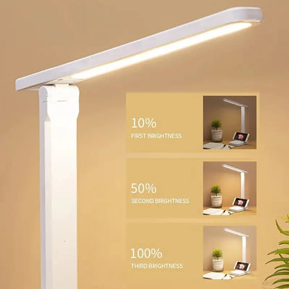 Foldable LED Desk Lamp with Touch Control for Study & Work