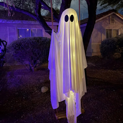 Light-Up Hanging Swing Ghost