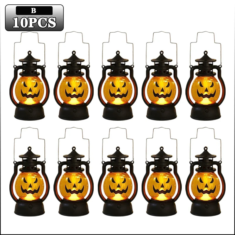 DIY LED Pumpkin Lantern Halloween Decoration