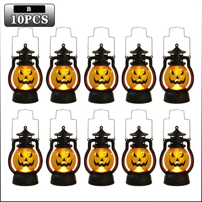 DIY LED Pumpkin Lantern Halloween Decoration
