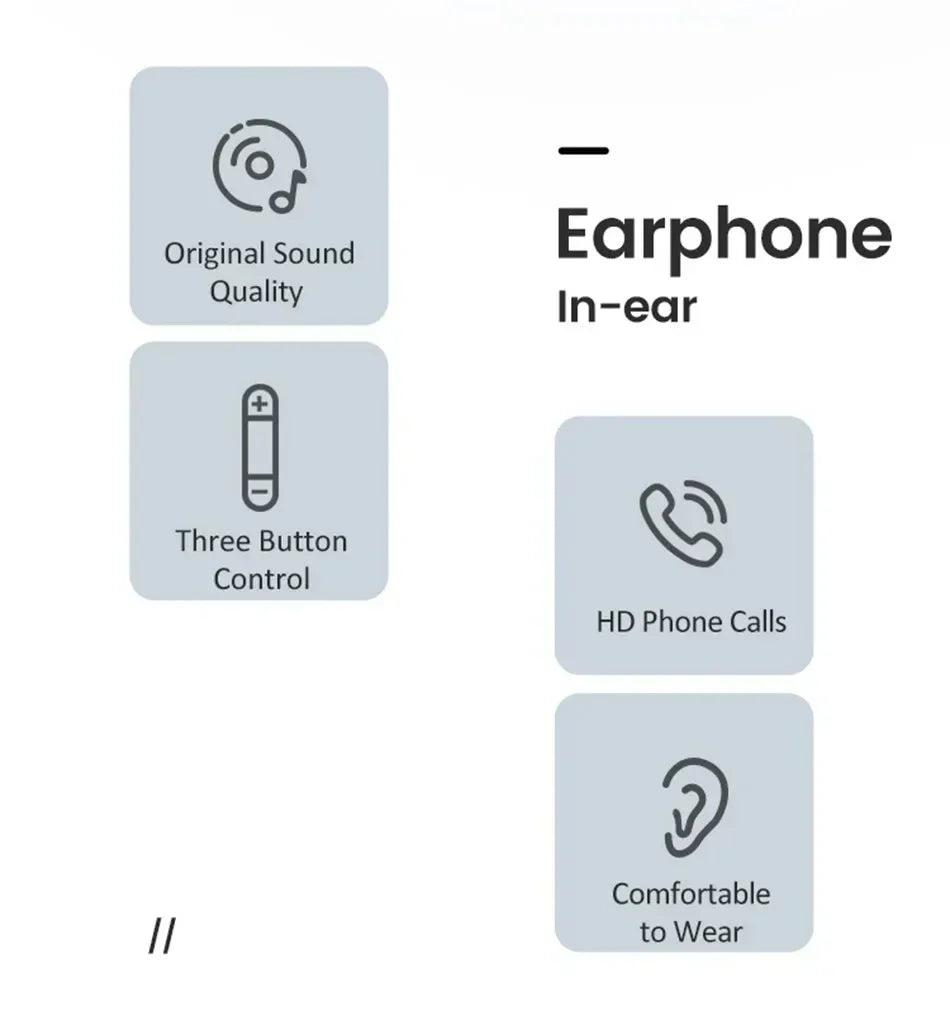 Lightning Wired Earphones with Microphone – In-Ear Stereo Headphones Compatible with iPhone, iPad & iPod