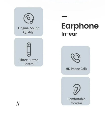 Lightning Wired Earphones with Microphone – In-Ear Stereo Headphones Compatible with iPhone, iPad & iPod