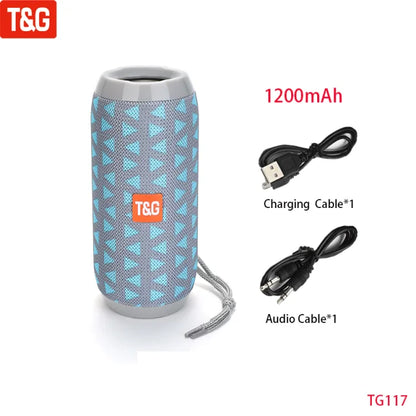 Portable Wireless Bluetooth Speaker – Mini Outdoor Bass Speaker with FM Radio, Hands-Free Call & Free Shipping