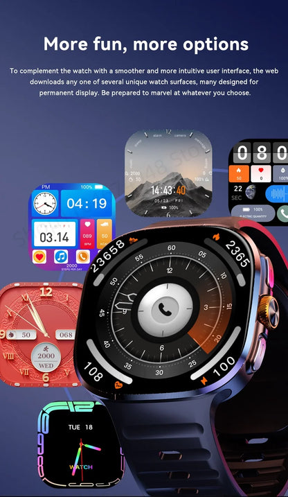 M99 5G Smartwatch – AMOLED Display Watch with Camera, GPS & Free Shipping