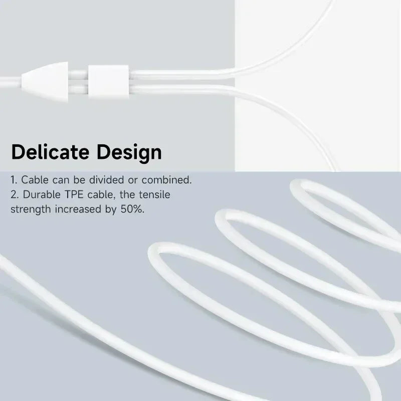 Lightning Wired Earphones with Microphone – In-Ear Stereo Headphones Compatible with iPhone, iPad & iPod