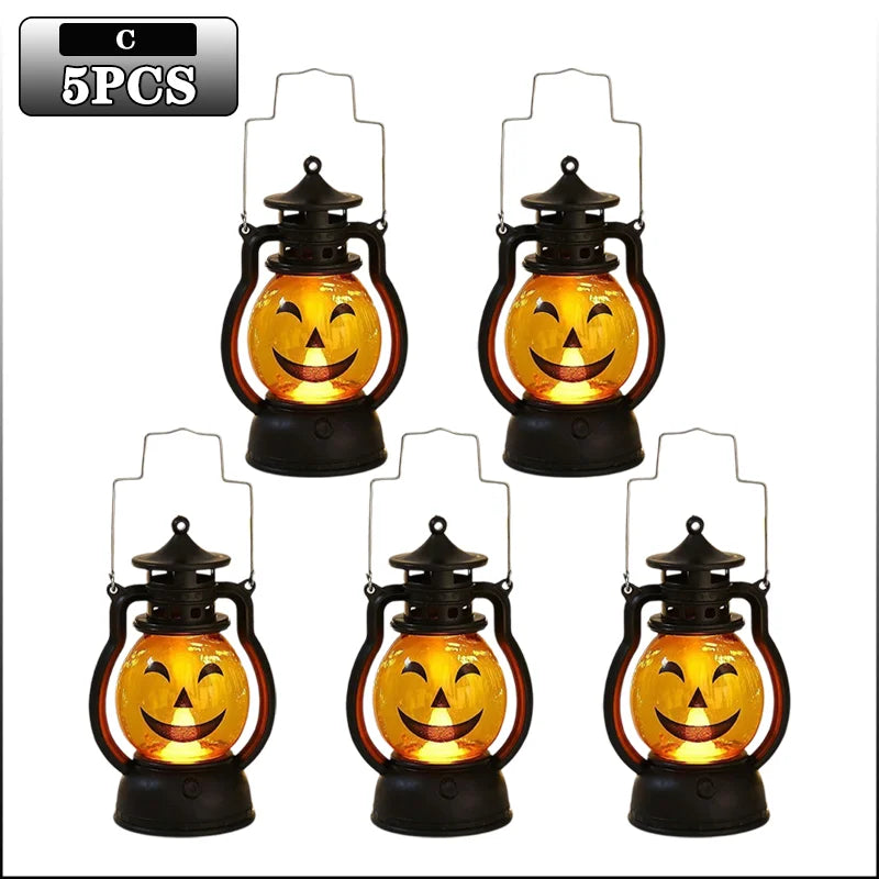 DIY LED Pumpkin Lantern Halloween Decoration