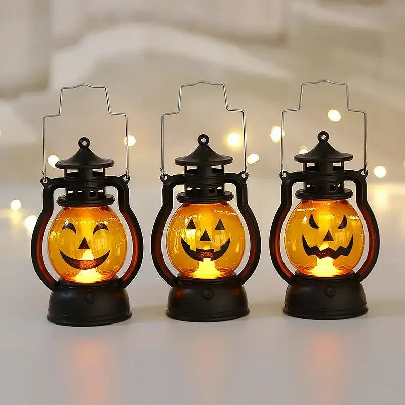 DIY LED Pumpkin Lantern Halloween Decoration
