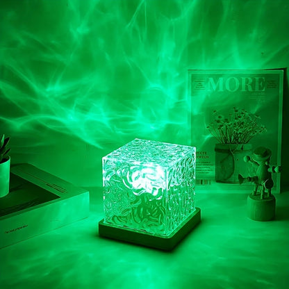 Rechargeable Ocean Wave Shower Light – 16 Color Bathroom Spa Lamp