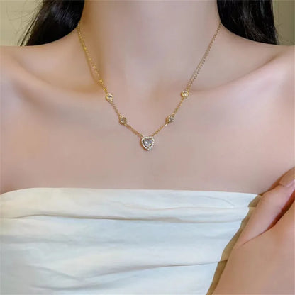 Minimalist Stainless Steel Pendant Necklaces