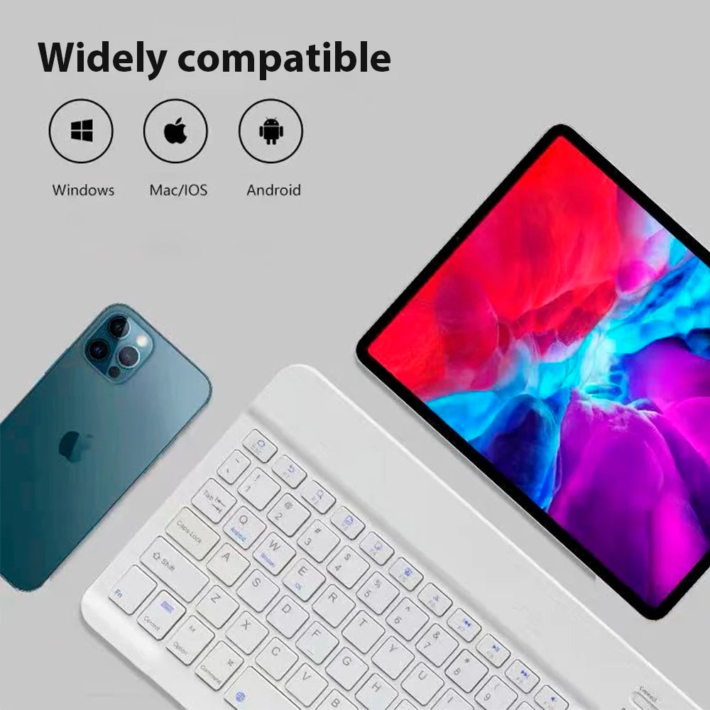 Bluetooth Keyboard & Mouse Set for iPad, Tablet & Laptop