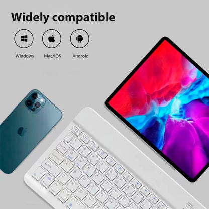 Bluetooth Keyboard & Mouse Set for iPad, Tablet & Laptop