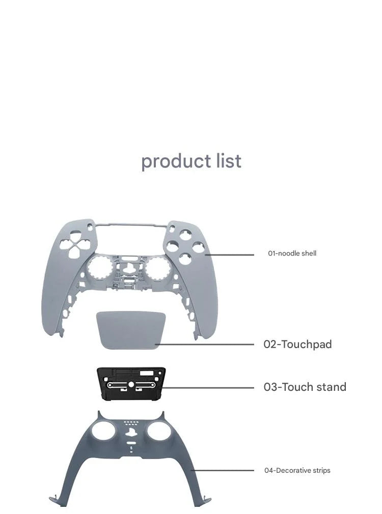 30th Anniversary Style Controller Housing Shell – Replacement Front & Back Cover Kit for PS5 Controller with Free Shipping