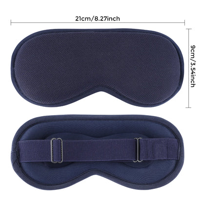 Heated Eye Mask with Vibration Massage – 3 Heat Levels & 6 Modes