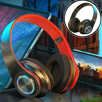ANC Wireless Over-Eear Headphones – Deep Bass Foldable Bluetooth Headset