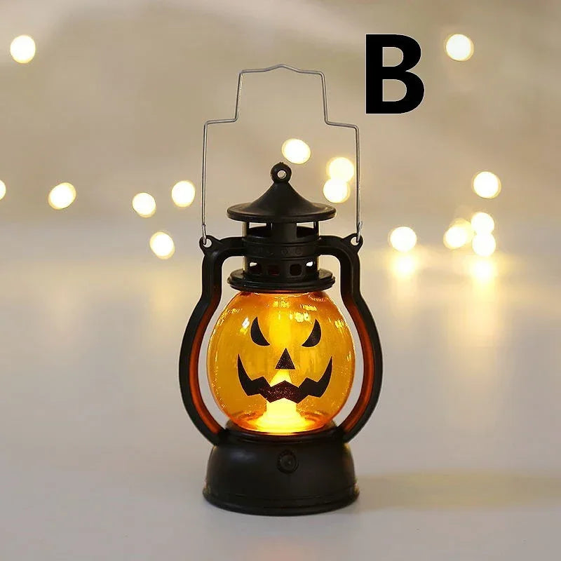 DIY LED Pumpkin Lantern Halloween Decoration