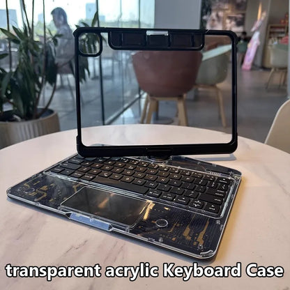 Acrylic Keyboard Case with Trackpad