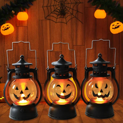 DIY LED Pumpkin Lantern Halloween Decoration