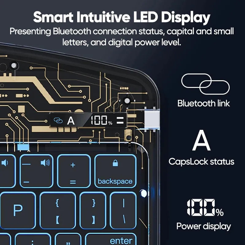Acrylic Keyboard Case with Trackpad