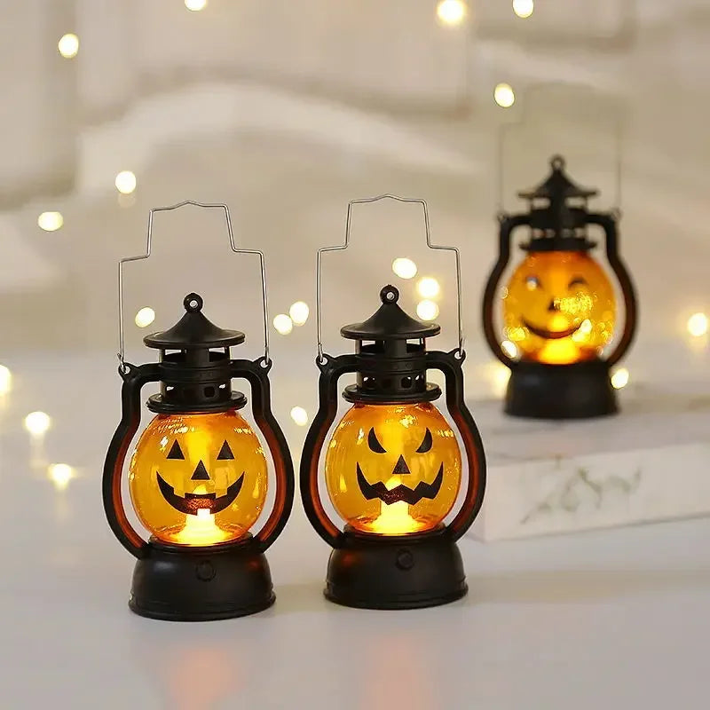 DIY LED Pumpkin Lantern Halloween Decoration