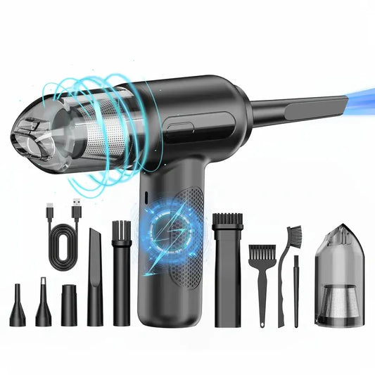 2-in-1 Cordless Air Duster & Mini Vacuum Cleaner