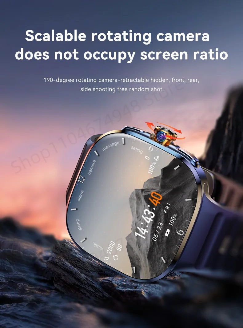 M99 5G Smartwatch – AMOLED Display Watch with Camera, GPS & Free Shipping