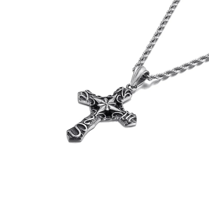 Stainless Steel Cross Necklace