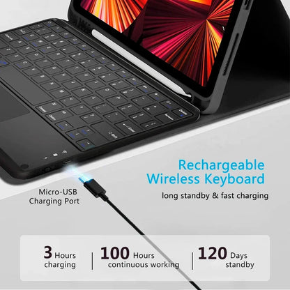Bluetooth iPad Keyboard Case