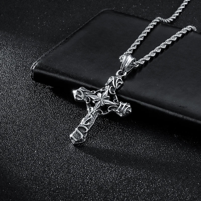 Stainless Steel Cross Necklace