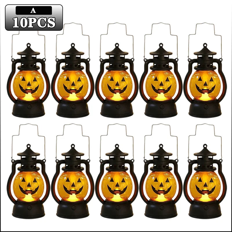 DIY LED Pumpkin Lantern Halloween Decoration