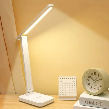Foldable LED Desk Lamp with Touch Control for Study & Work