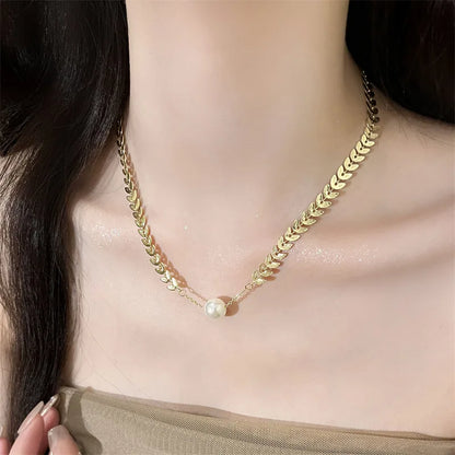 Minimalist Stainless Steel Pendant Necklaces