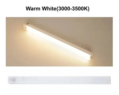Motion Sensor LED Under Cabinet Light – Rechargeable Wireless Night Light for Kitchen, Closet & Bedroom