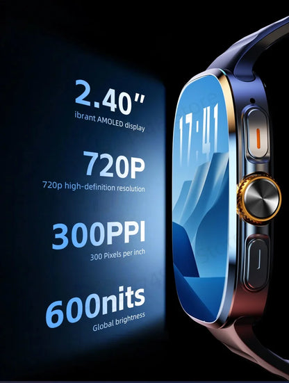 M99 5G Smartwatch – AMOLED Display Watch with Camera, GPS & Free Shipping