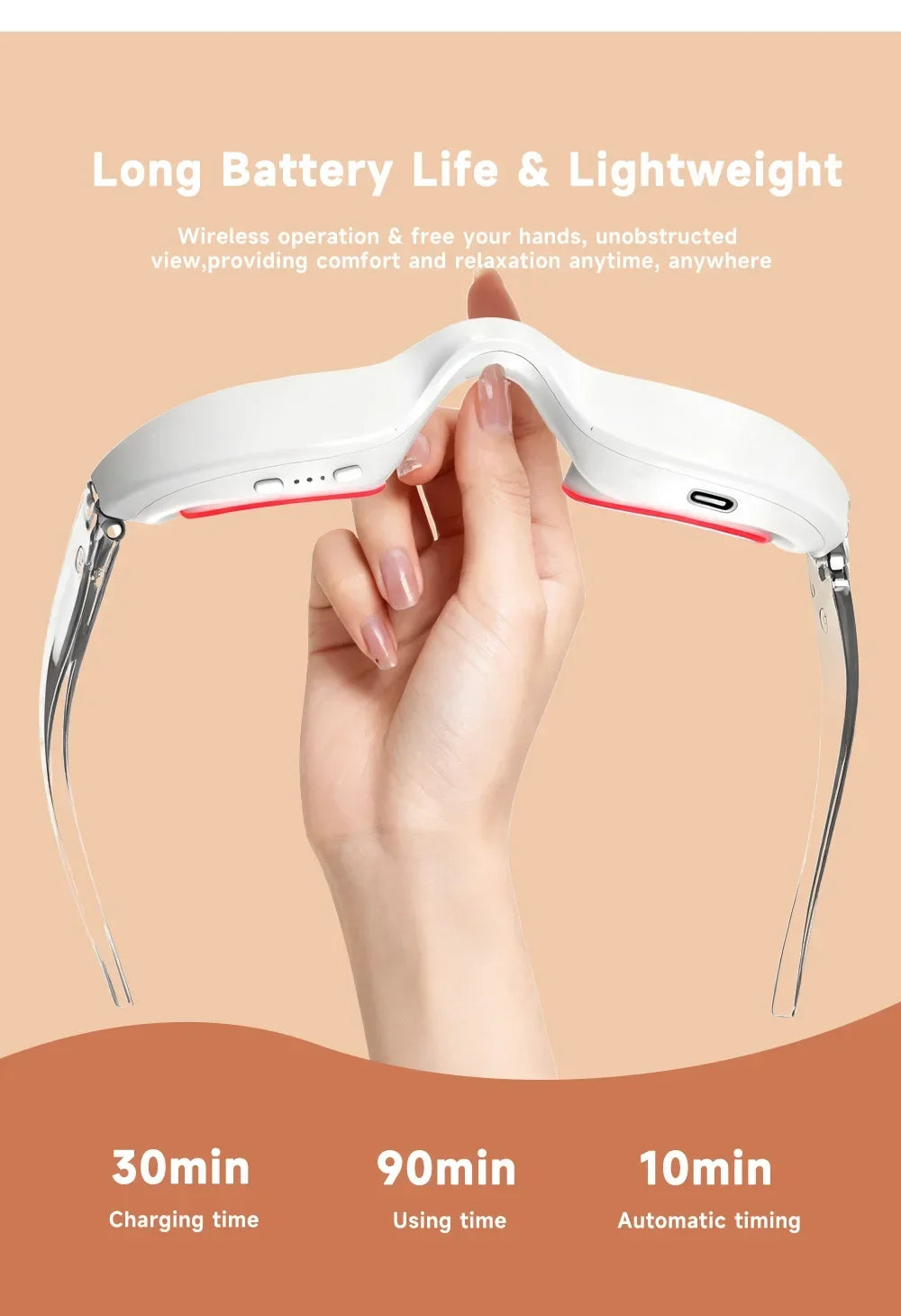 Red Light EMS Eye Care Massager