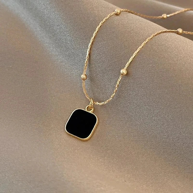 Minimalist Stainless Steel Pendant Necklaces