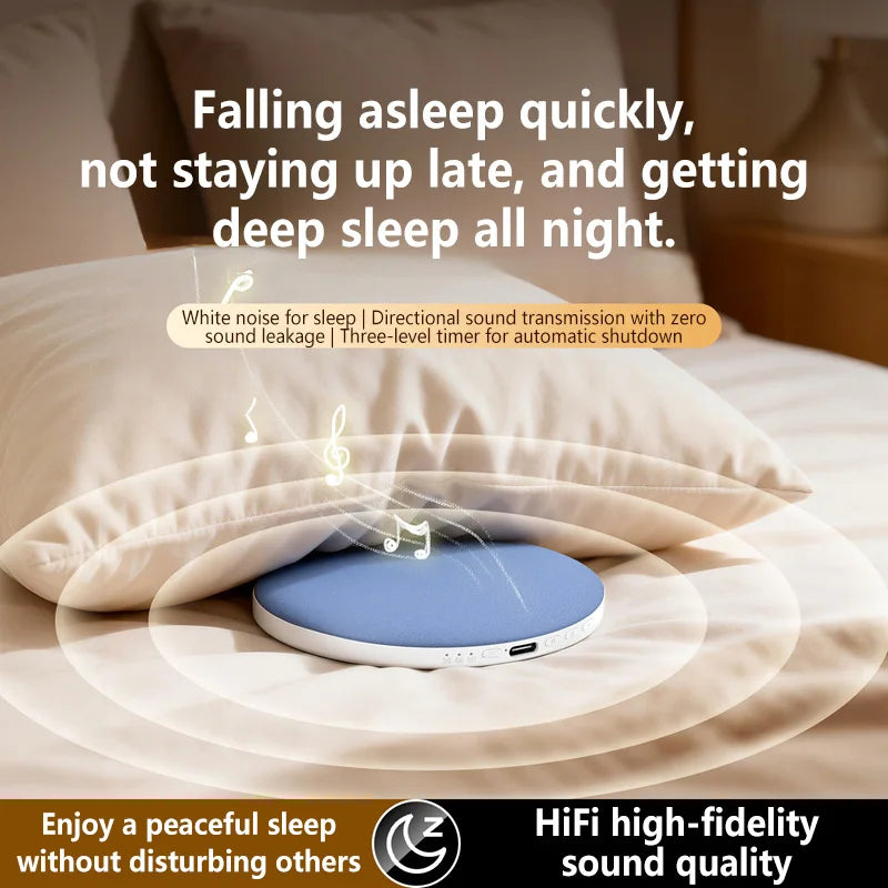 Under Pillow Bluetooth Sleep Speaker – Portable Bedside Relaxation Speaker for Sleep, Music & Home Comfort with Free Shipping