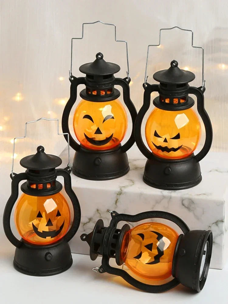 DIY LED Pumpkin Lantern Halloween Decoration