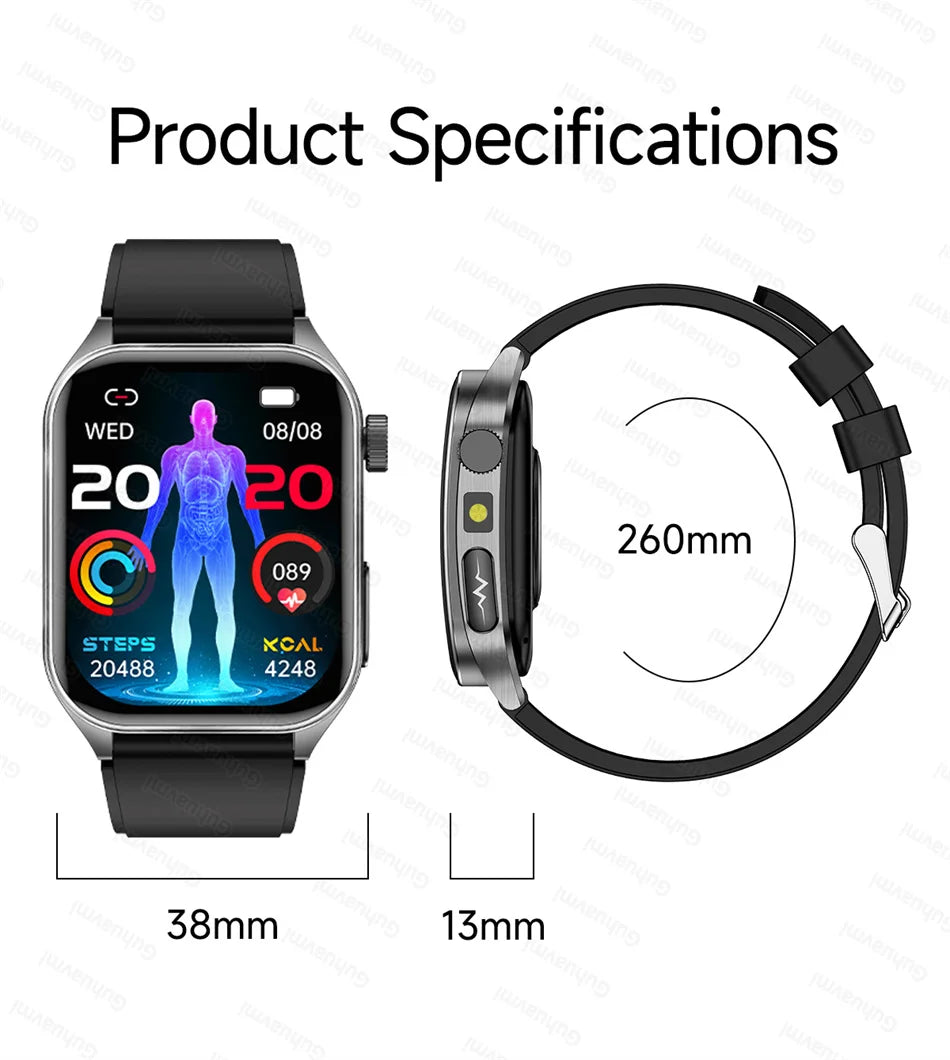 Health Monitoring Smartwatch – Bluetooth Calling Fitness Watch with Free Shipping