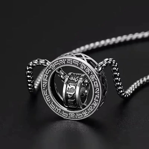 925 Sterling Silver Geometric Pendant Necklace