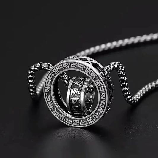 925 Sterling Silver Geometric Pendant Necklace