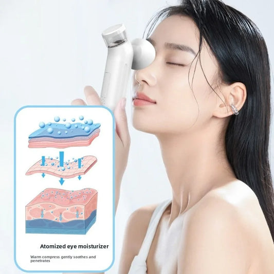 Portable Eye & Face Nano Mist Sprayer – Hydrating Steam Care Device for Daily Self-Care