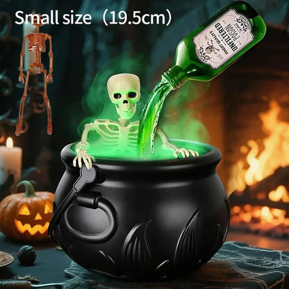 Halloween Witch Cauldron Fog Mist Decor