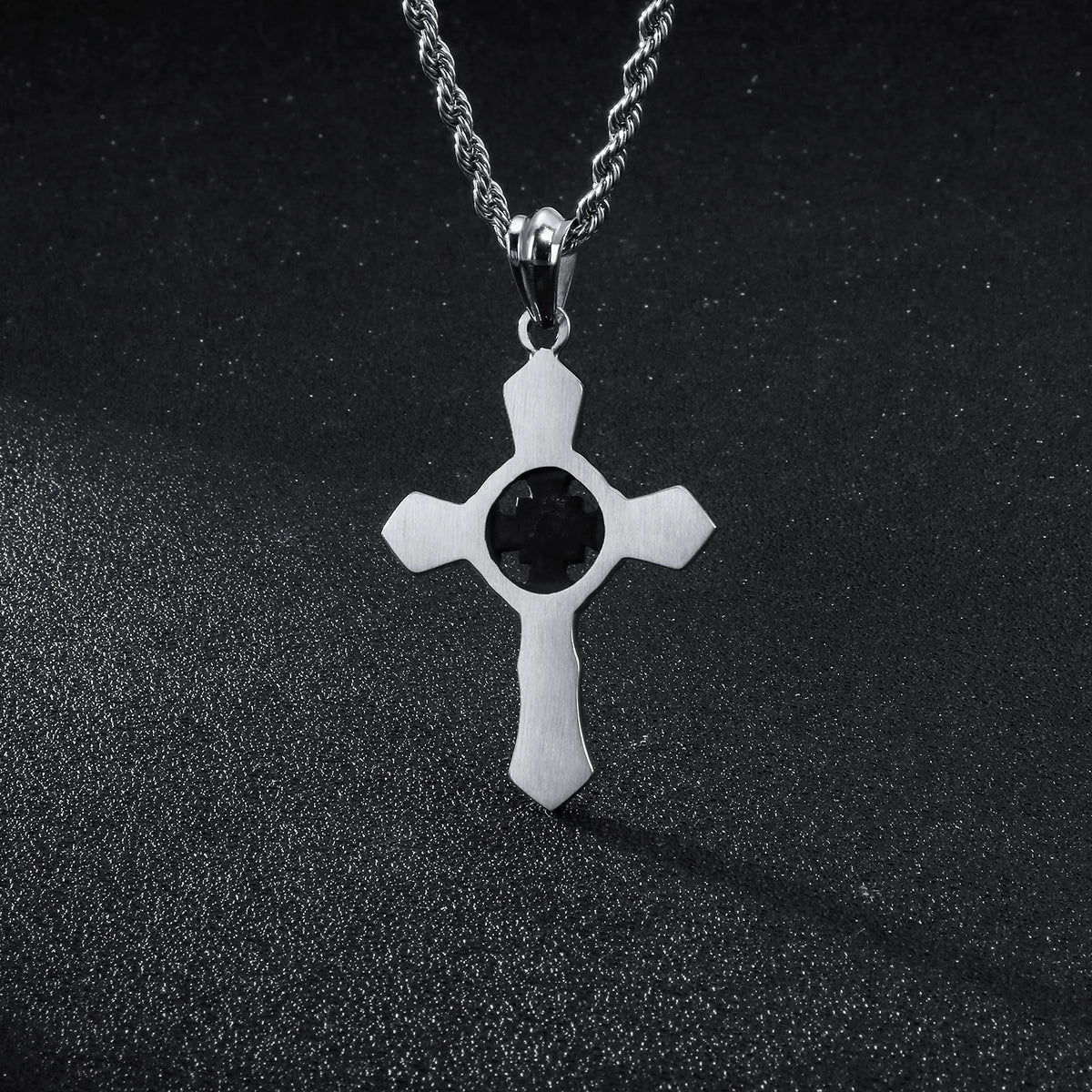 Stainless Steel Cross Necklace